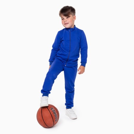 Costume (jumper, trousers), children are launched, cornflower color, height 98 cm-2