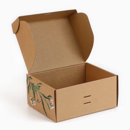 Gift folding box, packaging, "eco", 22 x 16.5 x 10 cm-3