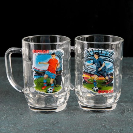 Beer Mug "World Football", 500 ml, MIX drawing-5