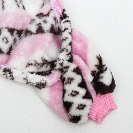 Kombinson "Deer" with a hood, size XXL (DS 45 cm, og 55 cm, Osh 45 cm), pink-10