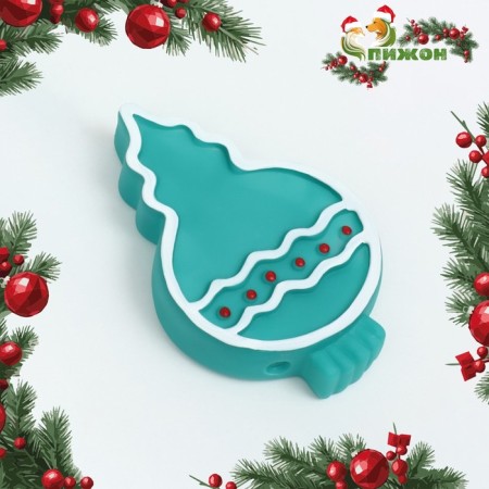 New Year. The food toy "New Year tree" for dogs, 13 x 8.5 x 2.4