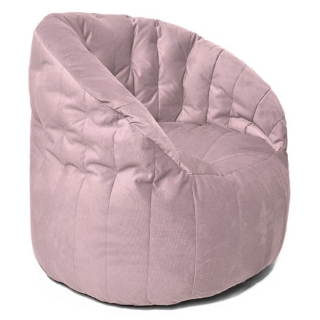Chelsea chair, size 85x85 cm, velor fabric, pink color-1