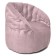 Chelsea chair, size 85x85 cm, velor fabric, pink color