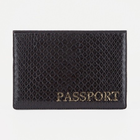 Passport cover, brown color-1