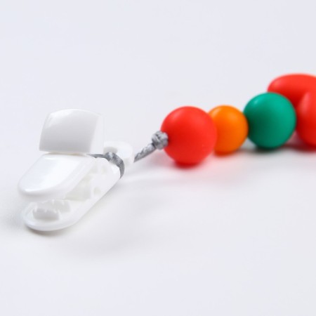 Silicone teether on the fox holder, I crush-2