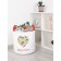 Basket for toys "New Year's heart, size 35x35 cm