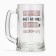 Mug of the beer boat "Health will not drink for itself", 500 ml