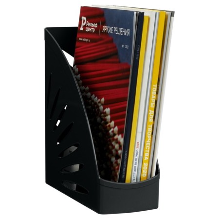 Paper tray Vertical Istanm Tropic, black, width 110mm-4