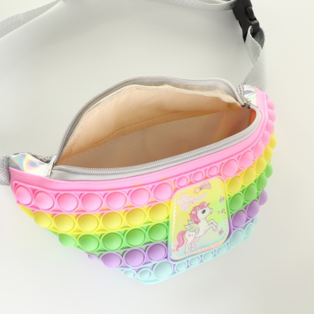 Bag's bag with lightning, pink color-3