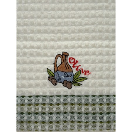 A set of wuffed napkins Diva Afrodita Ceylin "Oliva", size 35x50 cm, 6 pcs-2