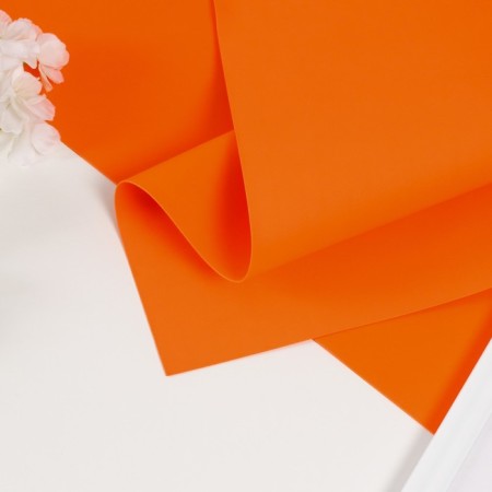 Foamiran matte 60x70 cm, 1 mm, orange