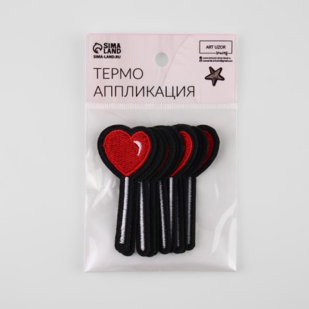 Thermal appliance "Heart", 7 × 3 cm, red color-4