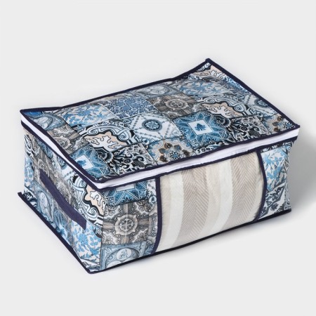COFR for storing things of the share "Mosaic", 45 × 30 × 20 cm, the color is blue
