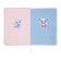 Notebook Gift Book 96l, line, color cut, PVC cover 3D Bear (17.7x12.4cm)