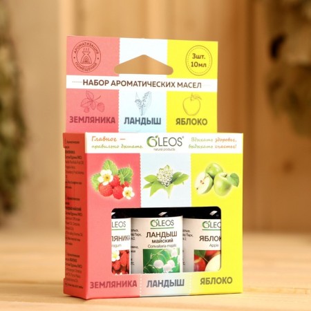 A set of aromatic oils "Strawberries, Maisky valley, apple"-2