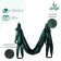 Sangh yoga hammock, 250 × 140 cm, green color