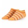 Socks for girls, size 18-20, orange color, amber