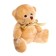 Soft toy "Bear with a bow", color mix