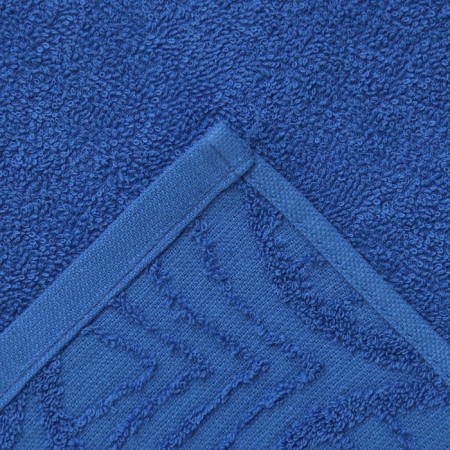 Tainted towel "wave", size 50x90 cm, 300 g/m2, blue color-1