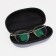 Lightning glasses case, gray color