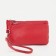 Women's wallet is a female on a zipper, the color is red