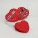 Manicure set, 8 items, in case, red color
