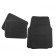 Car mats Torso, rubber, 64x44 cm, 44x33 cm, black, set 4 pcs