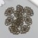Decorative eelement of bronze 2x3.2 cm