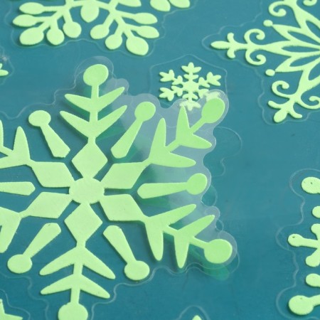 Stickers on the windows "New Year" snowflakes, 28 x 19 cm-2
