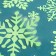 Stickers on the windows "New Year" snowflakes, 28 x 19 cm