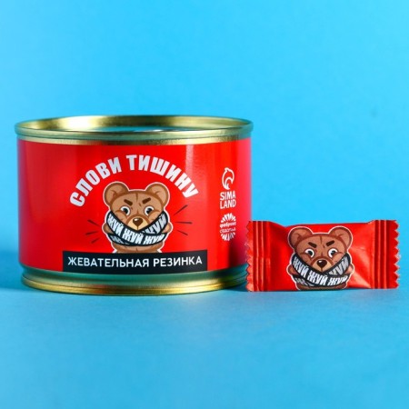 Chewing gum “Slovery Silence” at a canvas bank, 27.2 g.-2