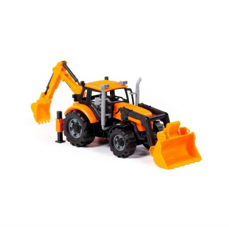 Excavator-loader "Progress" inertial, color orange-6