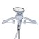 Setter Galaxy GL 6206, floor, 1800 watts, 2300 ml, 40 g/min, white-red