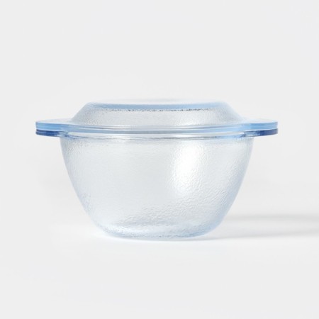 Glass form for baking "pot with a lid", d = 15 cm, h = 10.5 cm