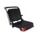 Electric grill Oursson EG2035S/DC, 2000 watts, anti -stick coating, dark cherry