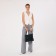 Luggage bag on lightning, 2 outer pockets, long belt, green color