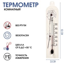 Thermometer, a thermometer is indoor, to measure the temperature 