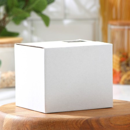 Glass Bank for bulk products with a bamboo cover Magistro "Eco", 800 ml, 9.5 × 13 cm-3