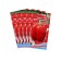 Sweet peppers sweet "giant", red, set 5 pcs