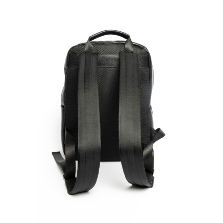 Male backpack, genuine leather, de-gosa black, 28x14x35 cm-2