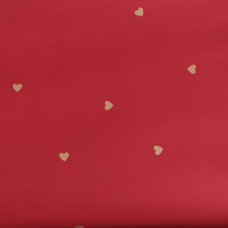 Film in sheets, 58 x 58 ± 5% cm, “hearts”, wine, 65 μm-2
