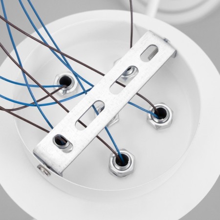 The future "Future" 5x60W E27 is white, chrome 67x67x27.5-7