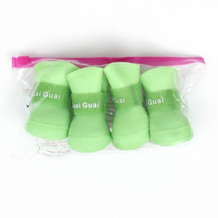 Rubber boots "All-terrain vehicle", set of 4 pcs., Rr. M (sole 5 x 4 cm), green-4