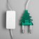 Garland “thread” 5 m with nozzles “Two bells”, IP20, transparent thread, 20 LED, glow of multi (RG/RB), blinking, 220 V