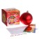 New Year's set for creativity. Decorating the Christmas tree ball with colored foil "New Year!"