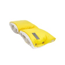 Clus on the handle of the stroller Snowy Travel, the color is yellow