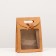 Box-pack, craft, with a window, 26 x 19 x 9 cm