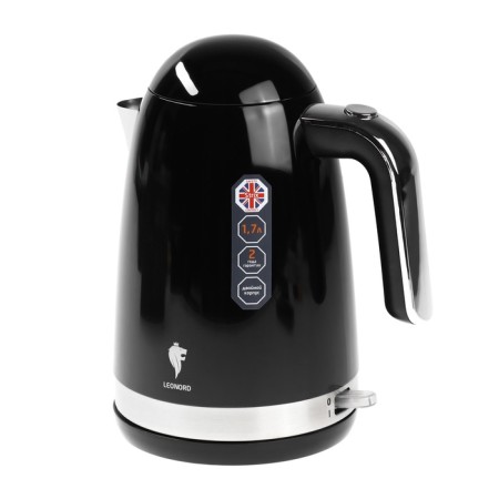 Electric kettle Leonord Le-1515, plastic, Metal flask, 1.7 l, 2200 watts, black-1