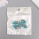 Suspension decorative for creativity glass "drop" glows in the dark 1.9x1.4cm set of 5 pcs