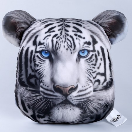 Antistress Pillow "Tiger", gray-2
